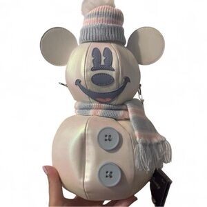 Loungefly Stitch Shoppe Mickey Snowman Crossbody NWOT